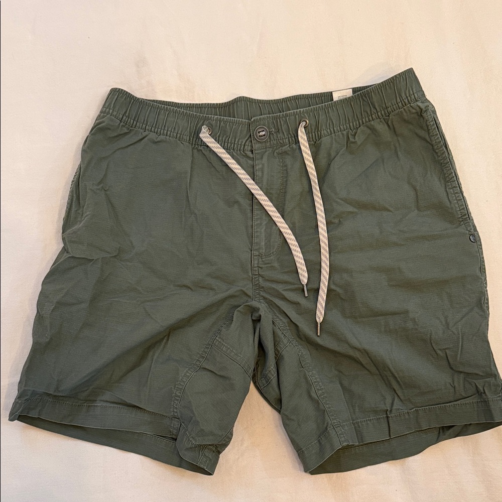 Vuori Men's Olive Athletic Shorts